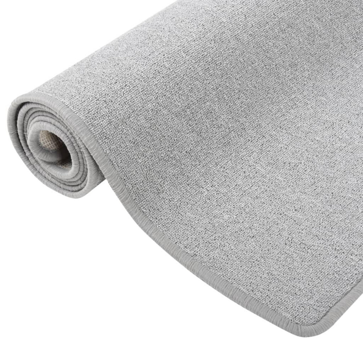 VIDAXL Tapis de couloir Gris clair 50x300 cm