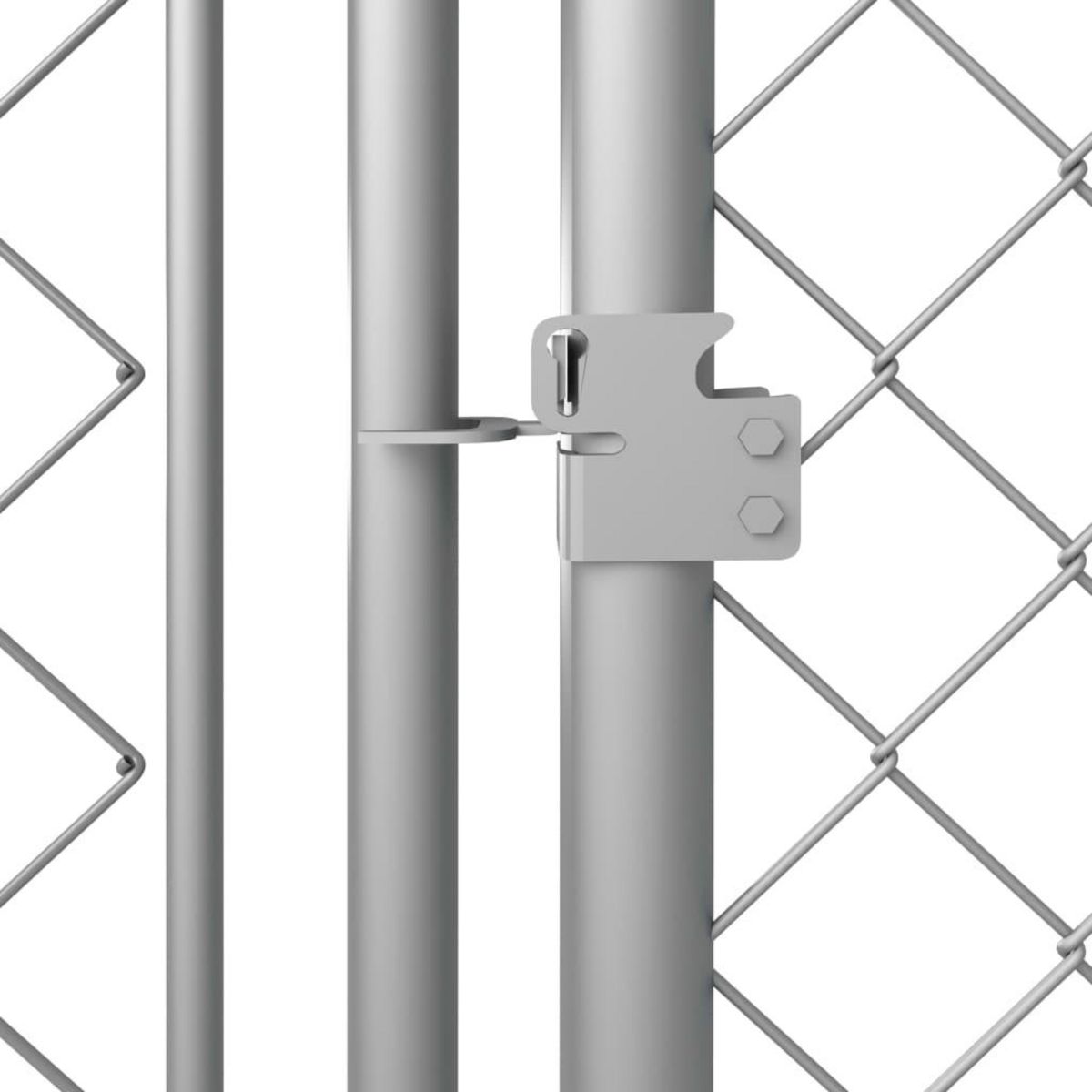 VIDAXL Chenil exterieur avec toit pour chiens 7,6x3,8x2,3 m