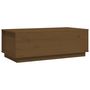 Voir la diapositive 2 : VIDAXL Table basse Marron miel 100x50x35 cm Bois massif de pin
