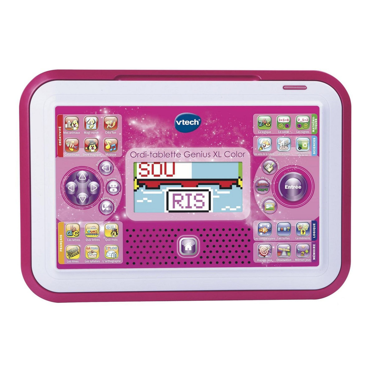 VTECH Ordi-Tablette Genius XL Color Rose