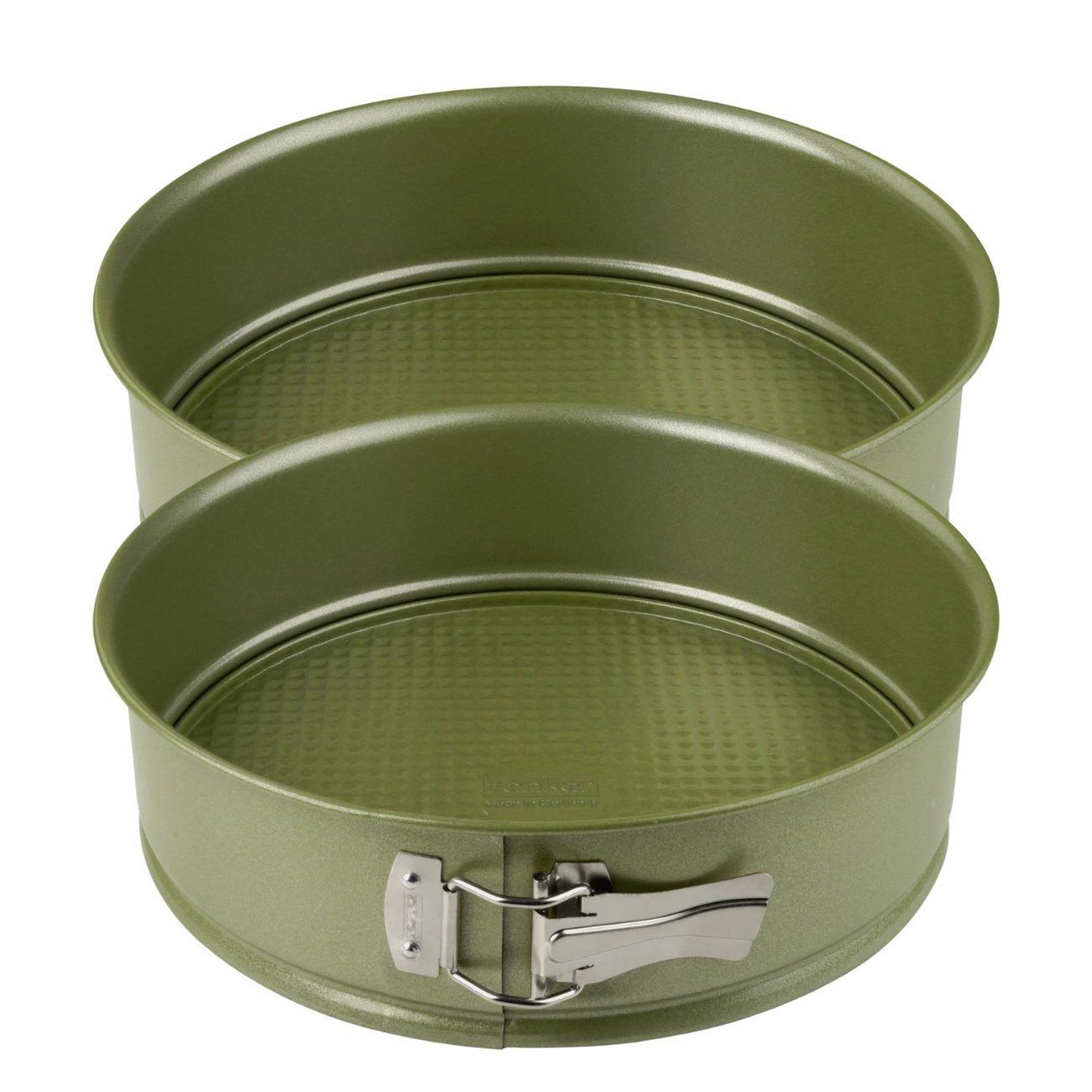 ZENKER Lot de 2 moules à gâteaux 26/26 cm en acier zenker green vision
