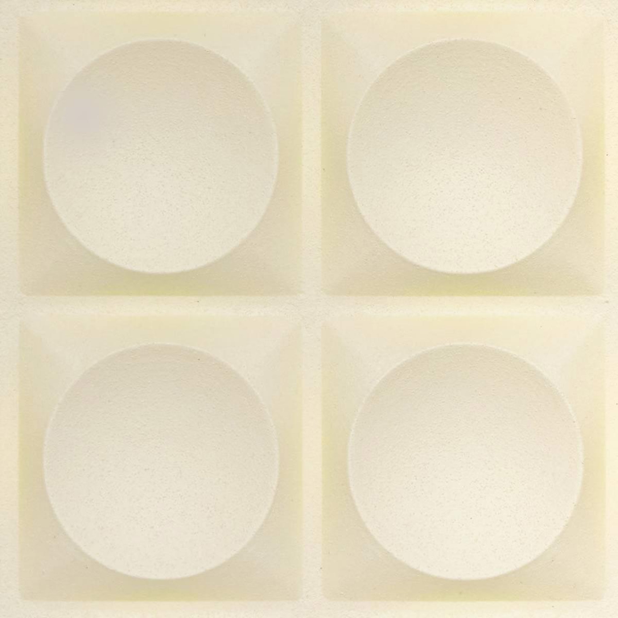 Voir la diapositive 2 : ATMOSPHERA Lot de 2 stickers ronds  oren  50x50cm beige