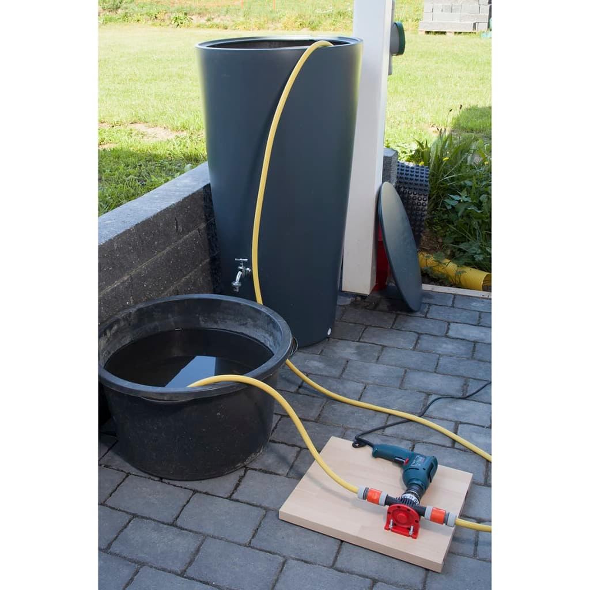 Voir la diapositive 2 : WOLFCRAFT wolfcraft Pompe alimentee par perceuse 3000 l/h S=8 mm 2207000