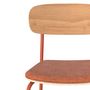 Voir la diapositive 6 : Rendez vous déco Lot de 2 chaises en bois clair et tissu bleu canard - Alba