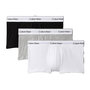 Voir la diapositive 1 : CALVIN KLEIN JEANS x3 Boxers /Gris/Blanc Homme Calvin Klein Low Rise Trunk