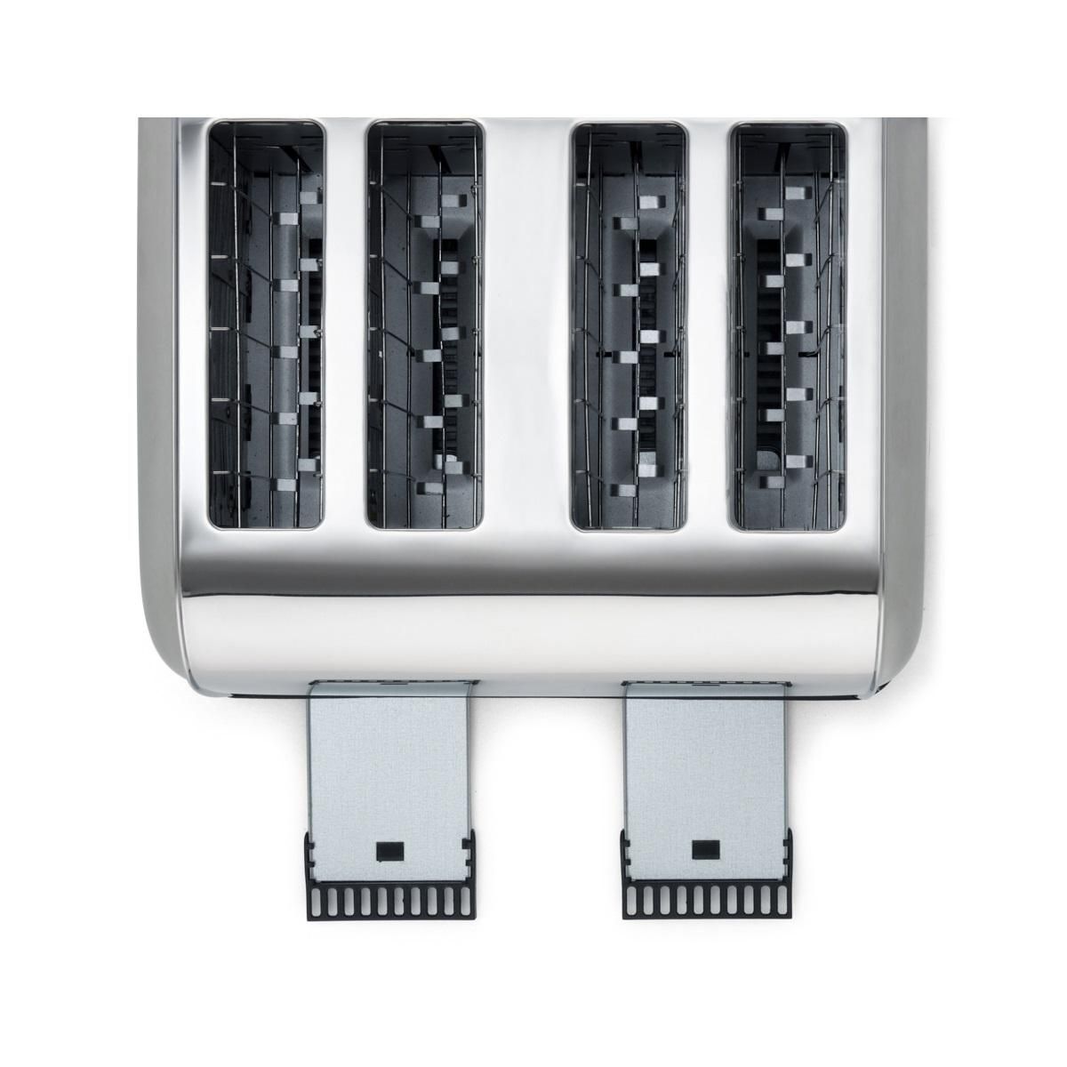 LIVOO Grille-pains 4 fentes 1700w gris - DOD197