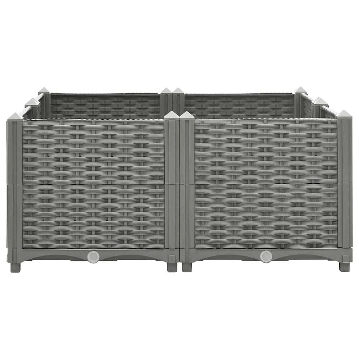 VIDAXL Lit sureleve 80x80x38 cm Polypropylene