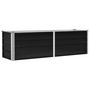 Voir la diapositive 2 : VIDAXL Lit sureleve de jardin Anthracite 160x40x45 cm Acier galvanise
