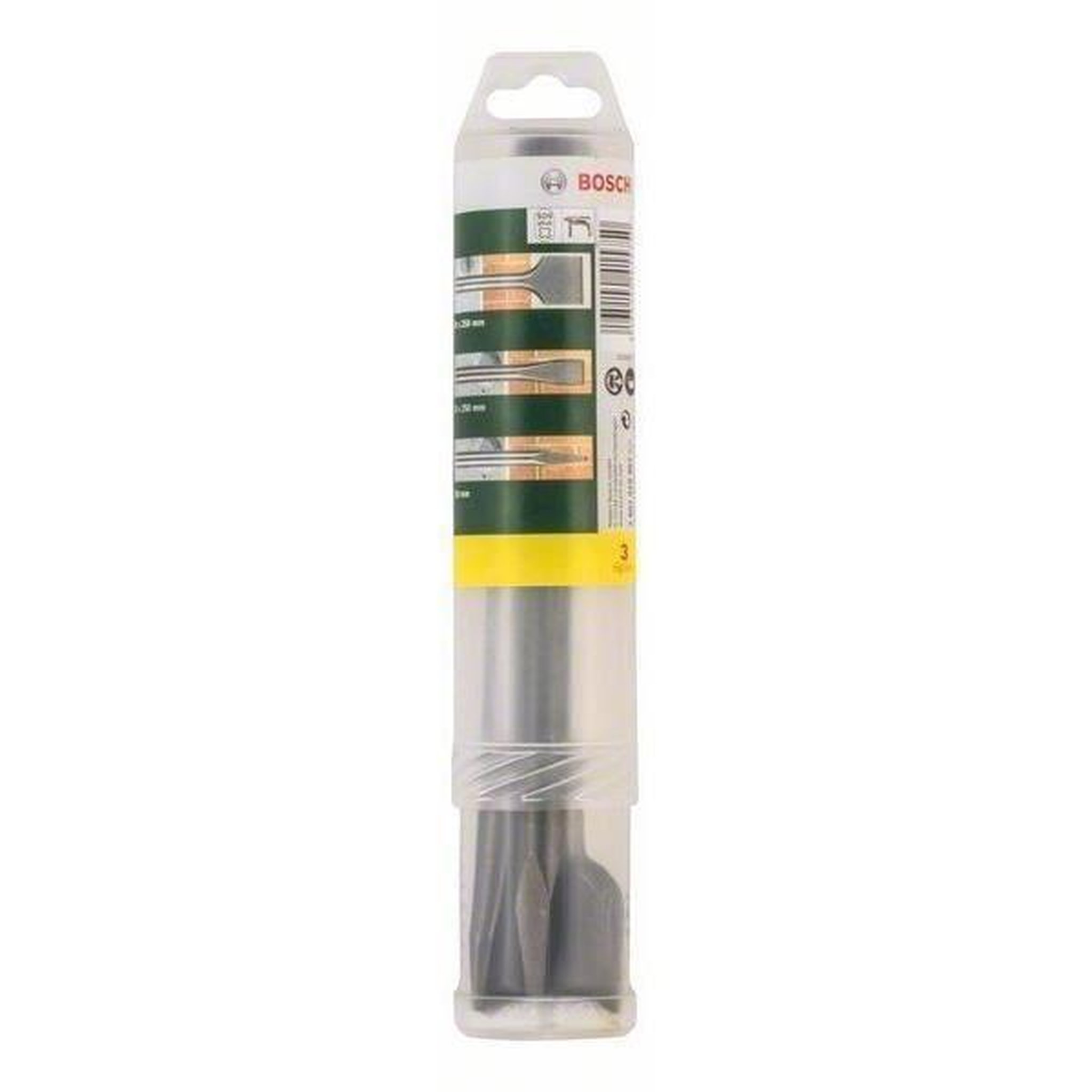 Voir la diapositive 2 : BOSCH BOSCH Accessoires - Set 3 burins SDS-plus