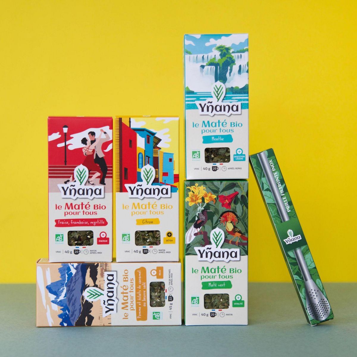 Paille filtrante à maté 17,5cm - Bombilla