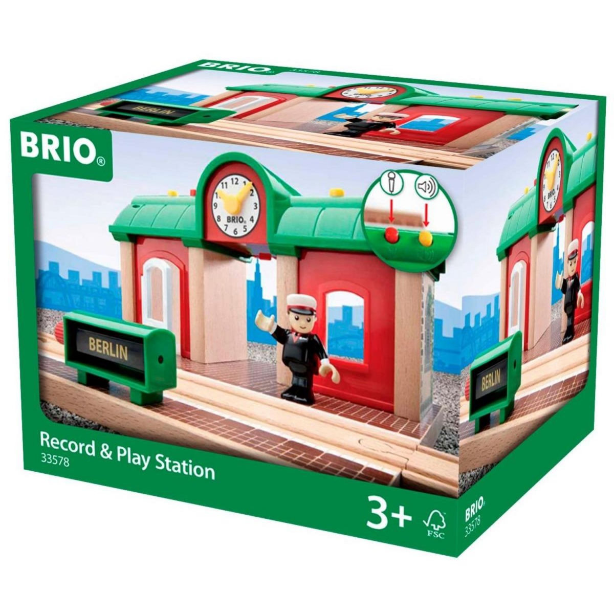 Brio 33578 Gare a Enregistreur Vocal