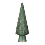 Paris Prix Sapin de Noël en Verre  Cône  43cm Vert Foncé