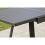 Voir la diapositive 5 : DCB GARDEN Table de jardin - 10/12 places - Aluminium - Gris - STOCKHOLM