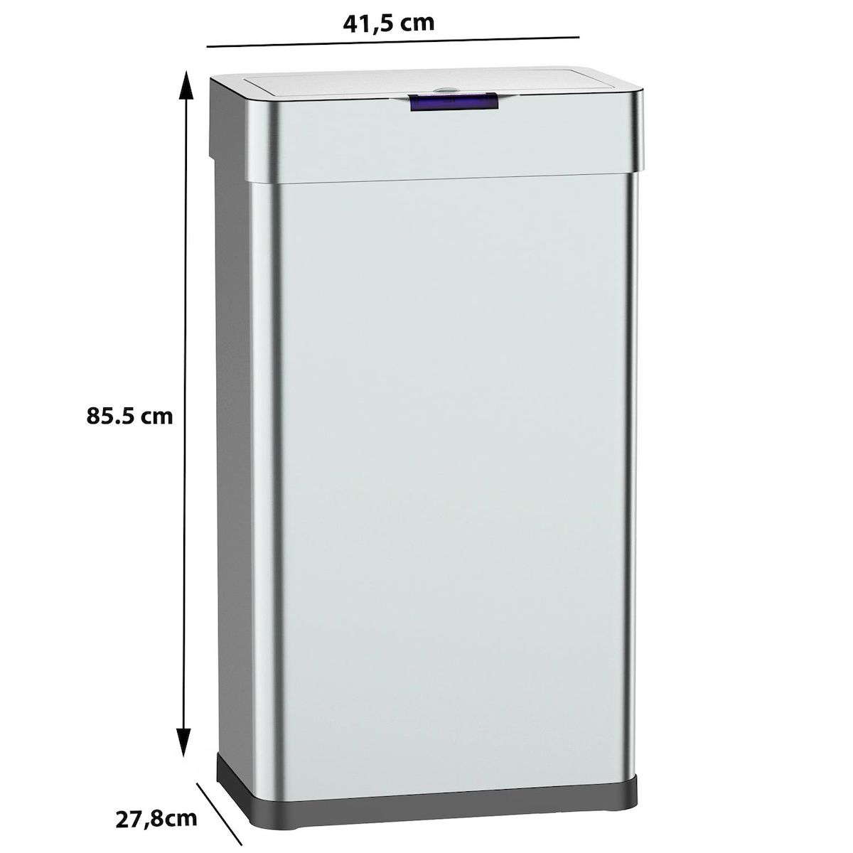 Kitchen move Poubelle automatique inox argent 90l - bat-m180