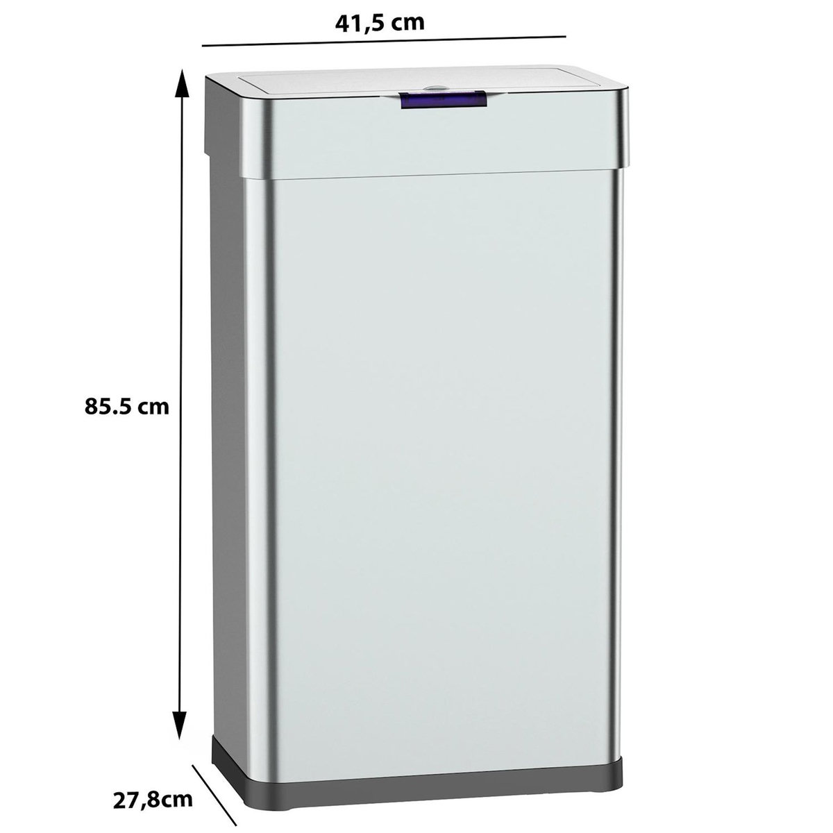 Kitchen move Poubelle automatique inox argent 90l - bat-m180