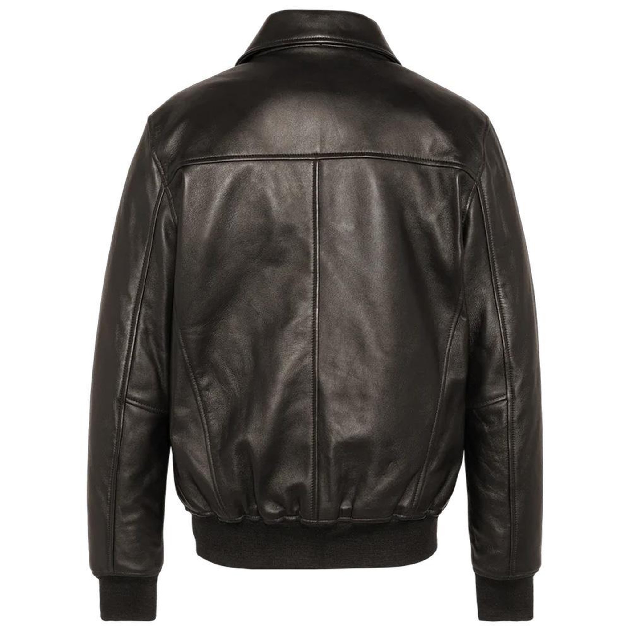 Voir la diapositive 2 : Schott Blouson Cuir Marron Homme Schott LCDETROIT