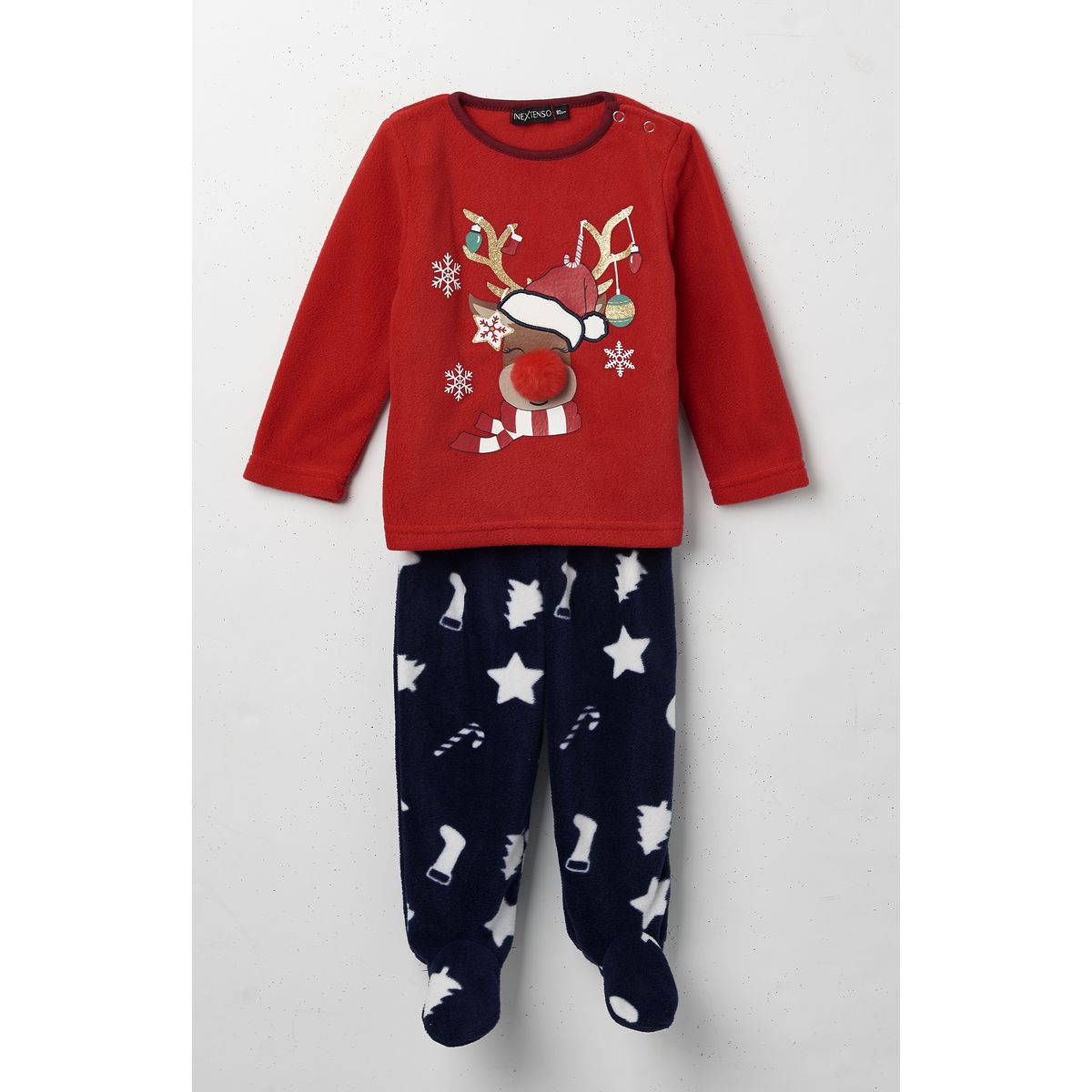 INEXTENSO Pyjama polaire noël bébé