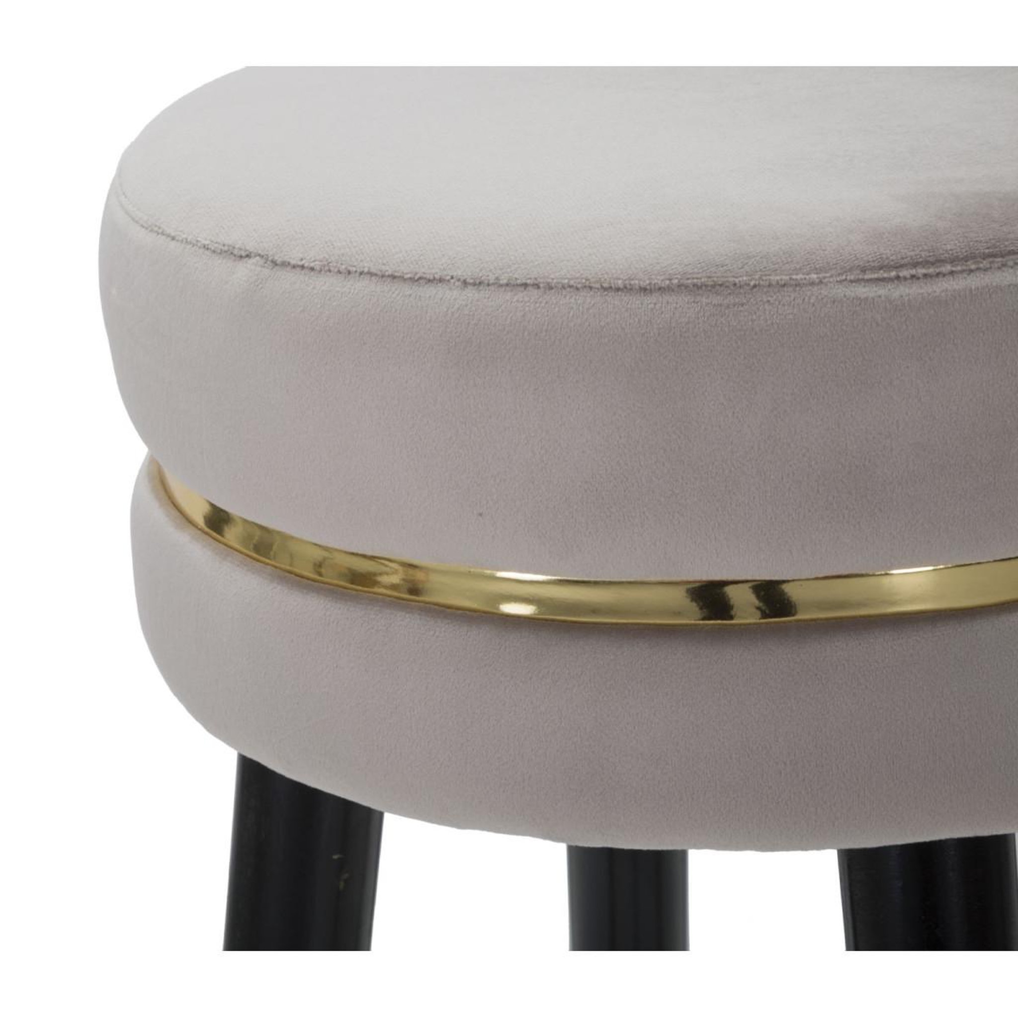 Voir la diapositive 4 : Paris Prix Tabouret de bar design  paris  74cm gris & or
