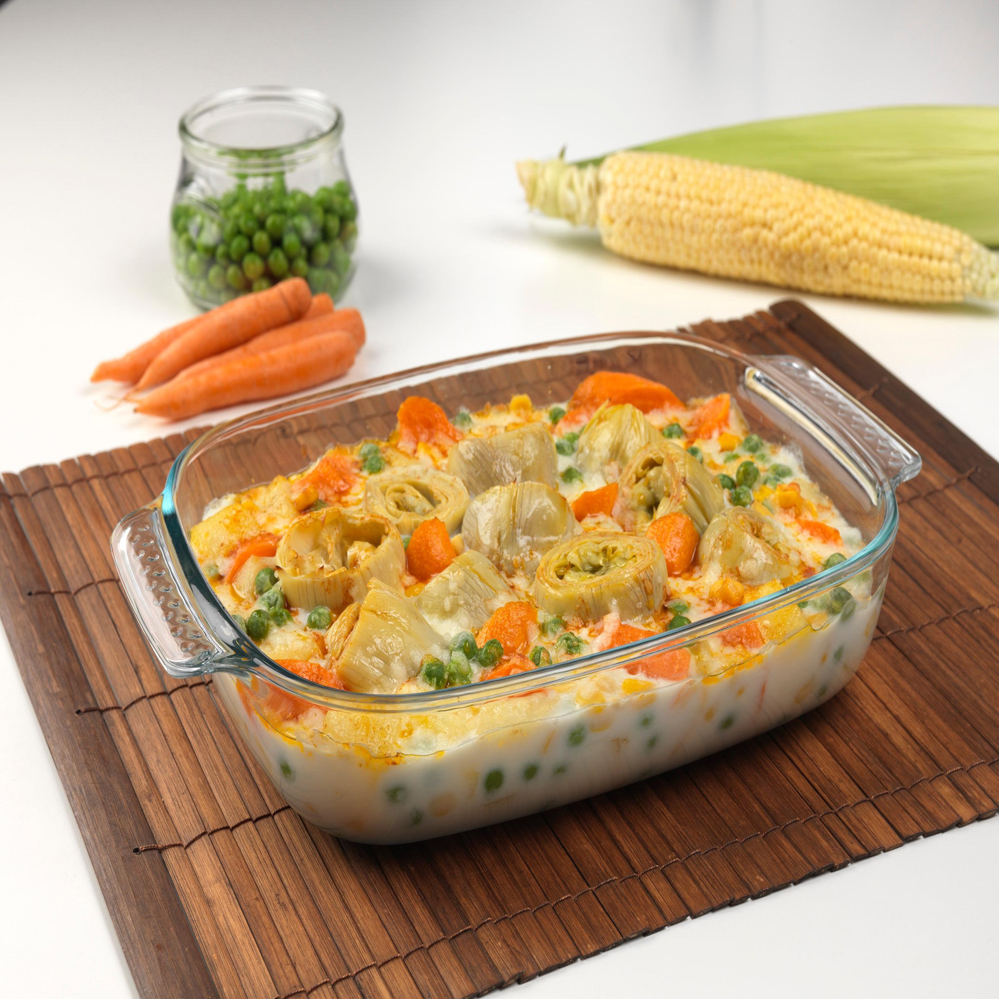Voir la diapositive 3 : PYREX Plat à four rectangle avec poignées CLASSIC