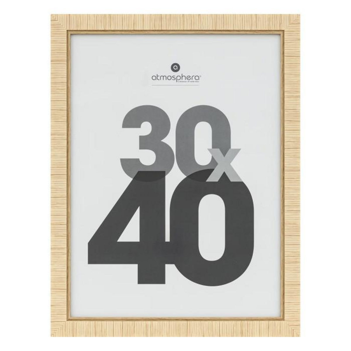 ATMOSPHERA Cadre Photo Déco  Thea  30x40cm Naturel