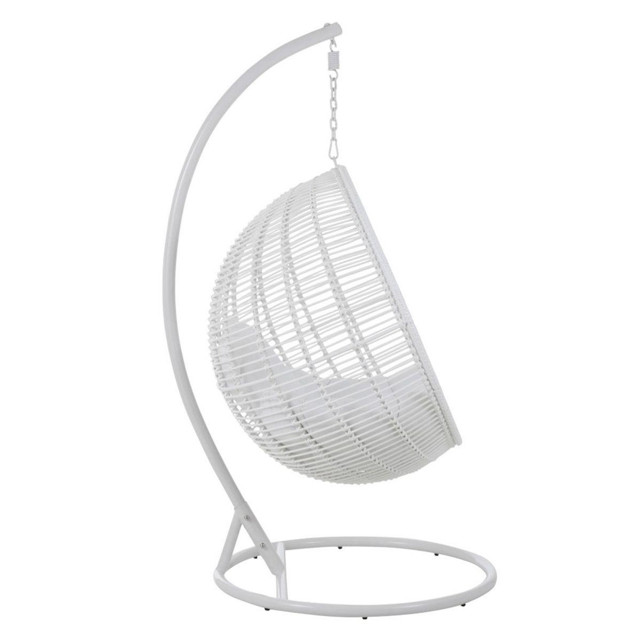 Voir la diapositive 3 : J-LINE Fauteuil suspendu rond  aciera  193cm blanc