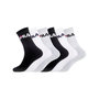 Voir la diapositive 1 : FILA Lot de 6 Paires de Chaussettes Tennis Assorties