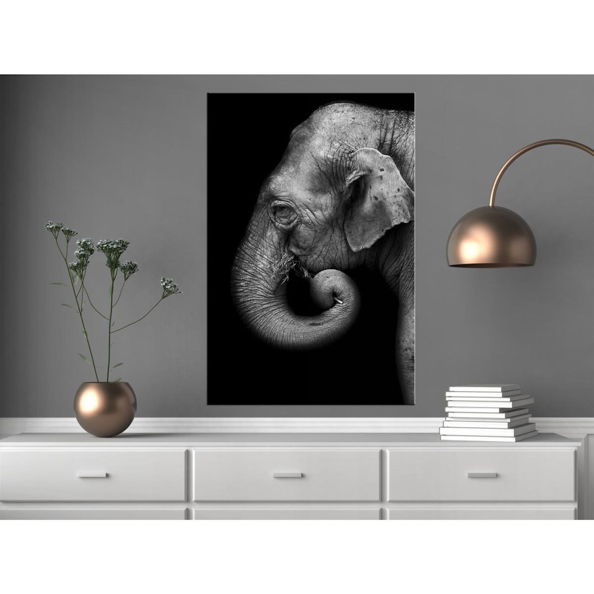 Paris Prix Tableau Imprimé  Portrait of Elephant