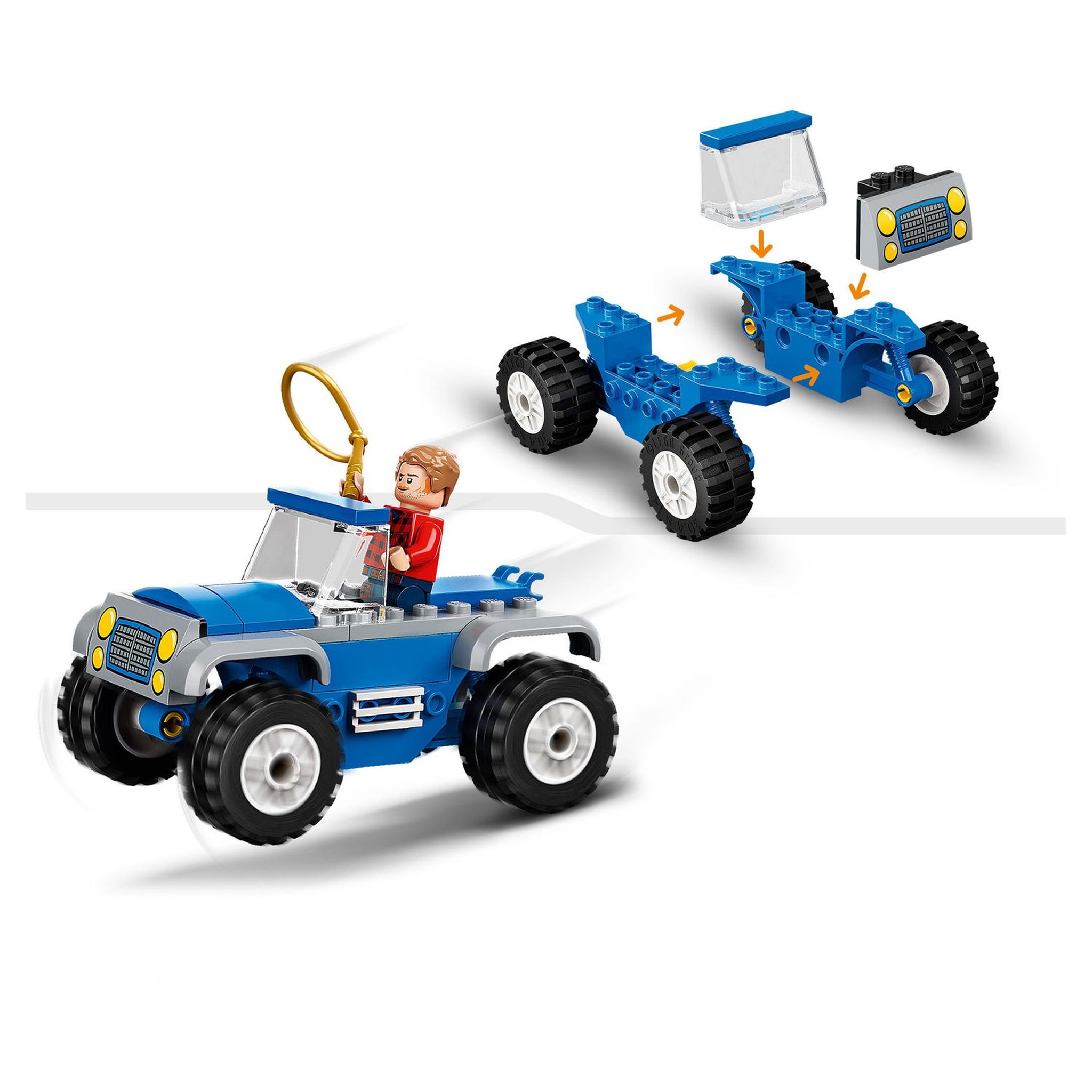 Voir la diapositive 6 : LEGO Jurassic World 76943 La Course-Poursuite du Ptéranodon,  Dinosaure Jouet, avec Voiture