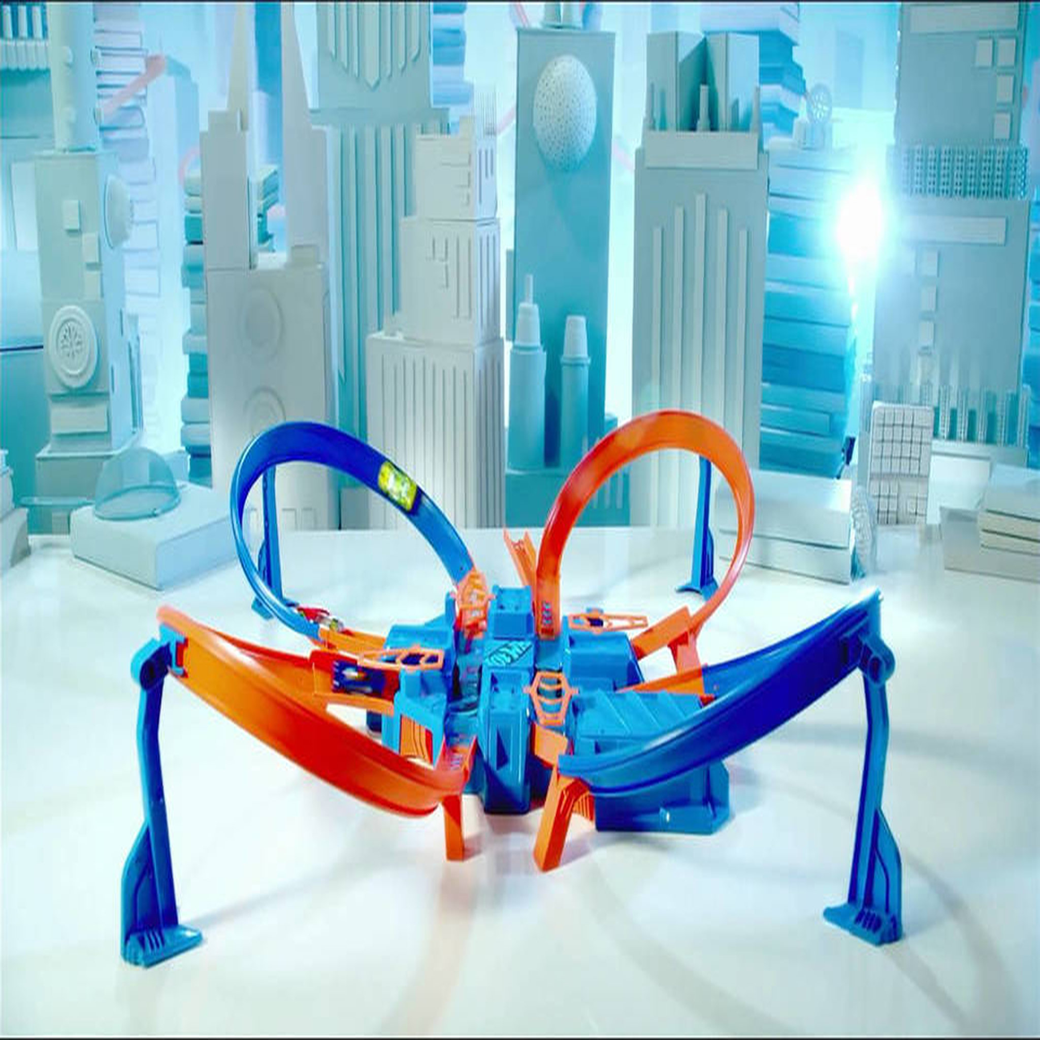 Voir la diapositive 4 : MATTEL Circuit Criss Cross Crash Hot Wheels