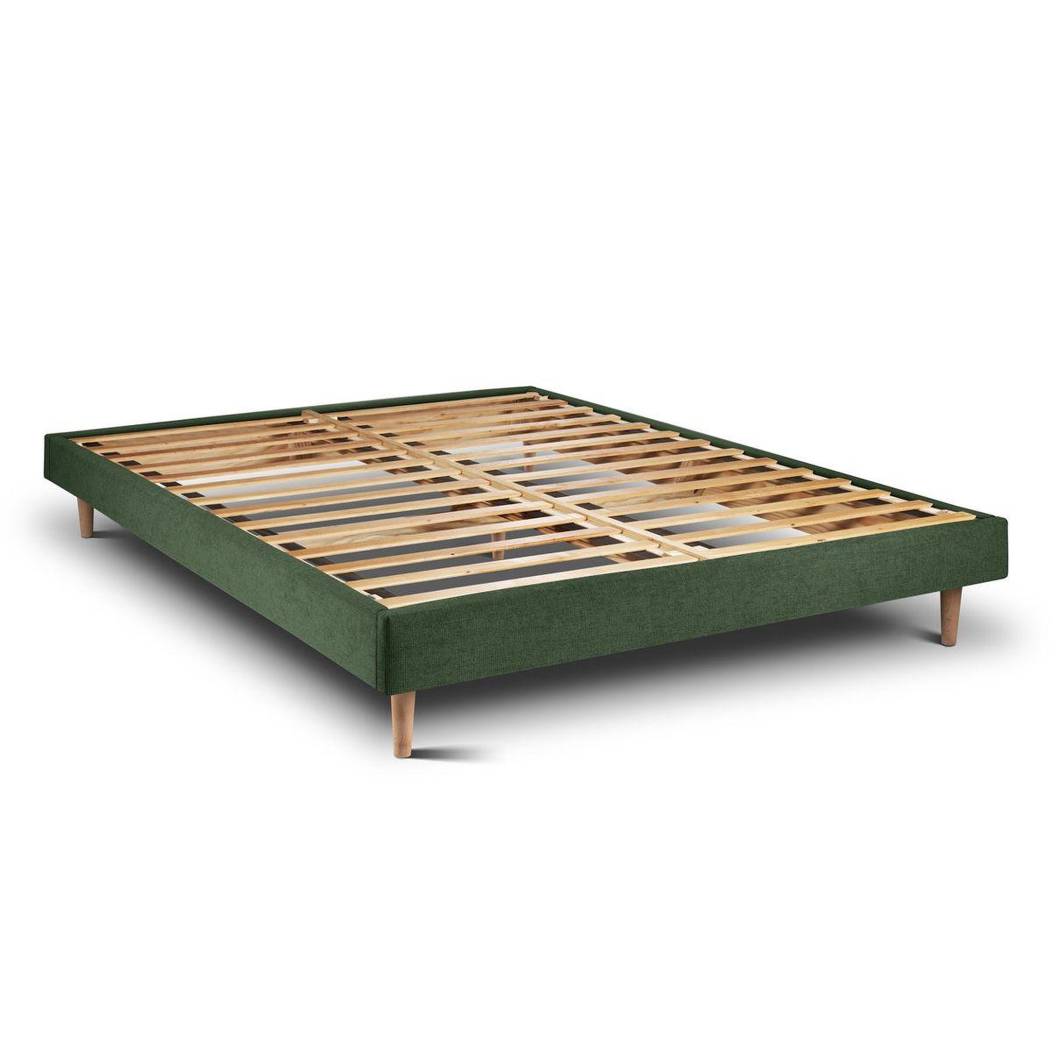 Voir la diapositive 4 : Sommeil de Plomb Lit avec tête de lit lignes tissu et sommier kit - Hauteur totale : 29cm