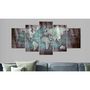 Voir la diapositive 2 : Paris Prix Tableau sur Verre Acrylique  Acrylic Prints – Bronze Map II