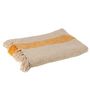 Voir la diapositive 1 : Paris Prix Plaid Déco  Emma  140x180cm Beige & Ocre