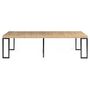 Voir la diapositive 2 : Table console extensible avec rallonges style industriel 45/300 cm HOUSTON  