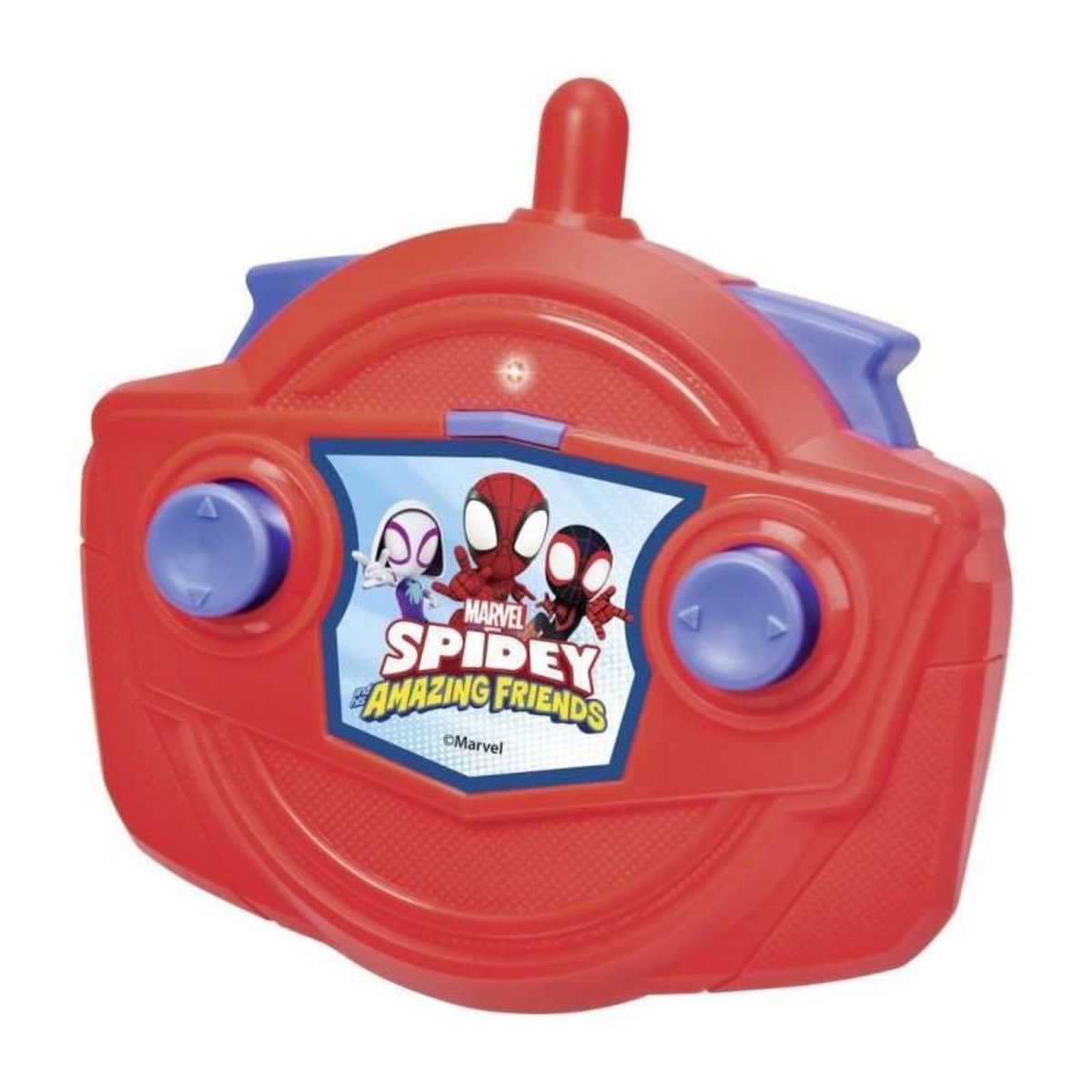 SIMBA.DICKIE.GROUP Spidey - Voiture radiocommandée - 27cm - Fonction turbo - Batterie rechargeable par cable USB