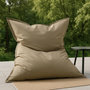 Voir la diapositive 2 : CONCEPT USINE Pouf rectangulaire d'extérieur XXL 180x140cm taupe MOKU
