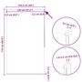Voir la diapositive 6 : VIDAXL Store enrouleur occultant 120 x 175 cm creme