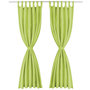 Voir la diapositive 2 : VIDAXL Rideau occultant avec boucles 2 pcs 140 x 225 cm Vert