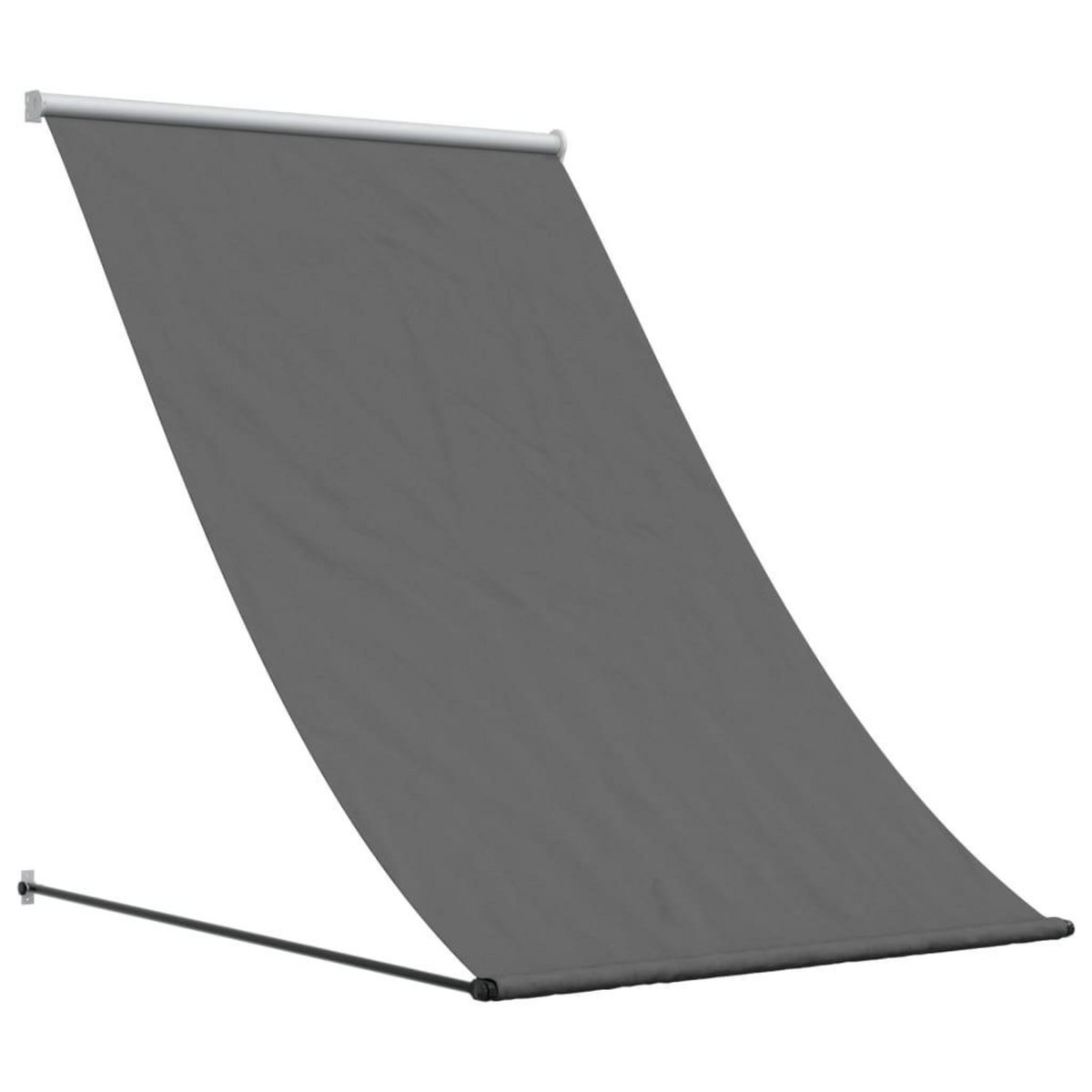 VIDAXL Auvent retractable anthracite 100x150 m tissu et acier