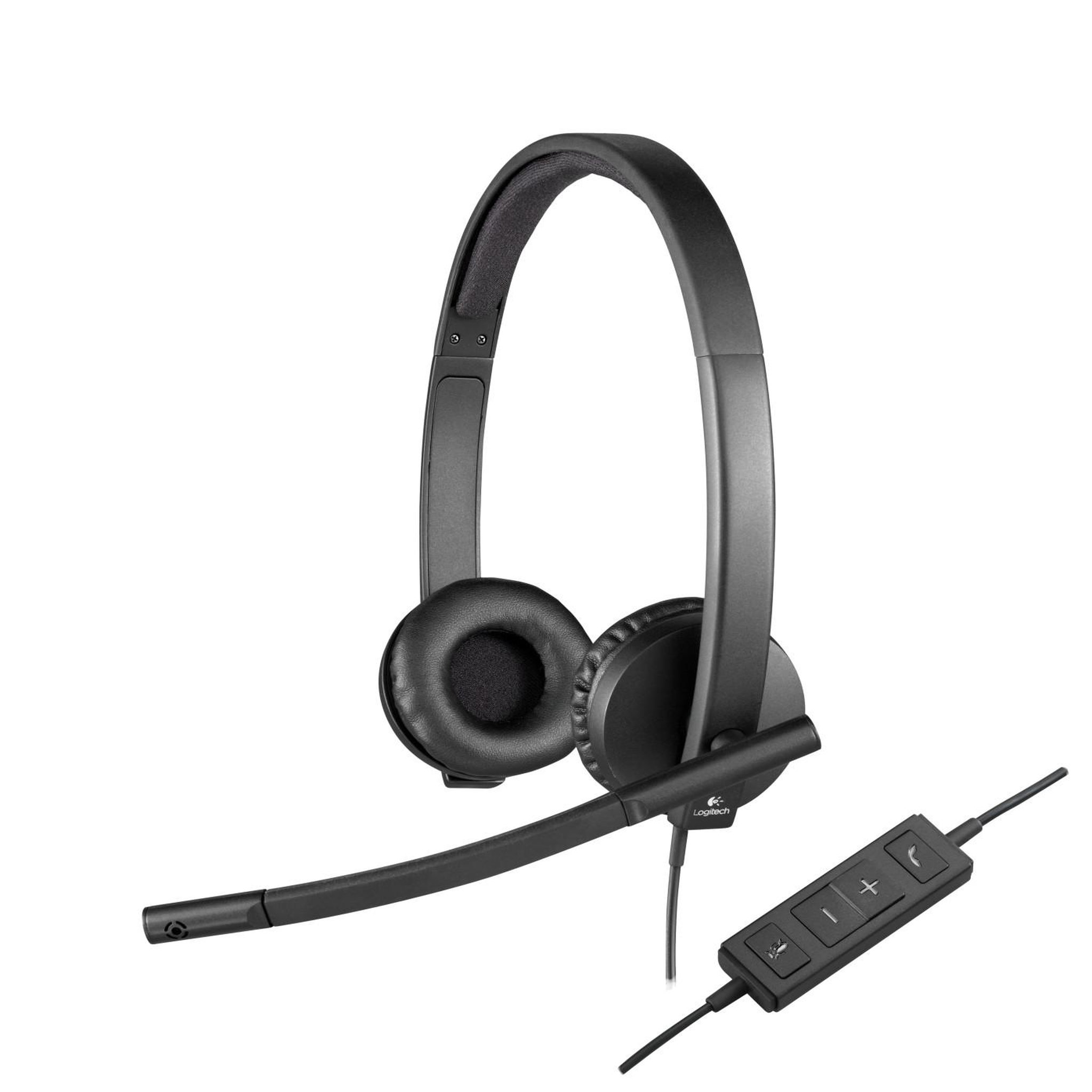 Voir la diapositive 2 : Logitech Casque USB Logitech H570e - On-Ear - Filiaire