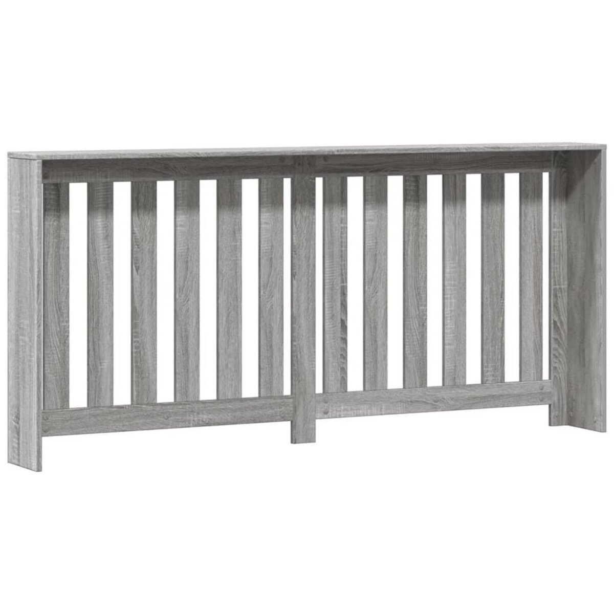 VIDAXL Cache-radiateur sonoma gris 175x20x82 cm bois d'ingenierie