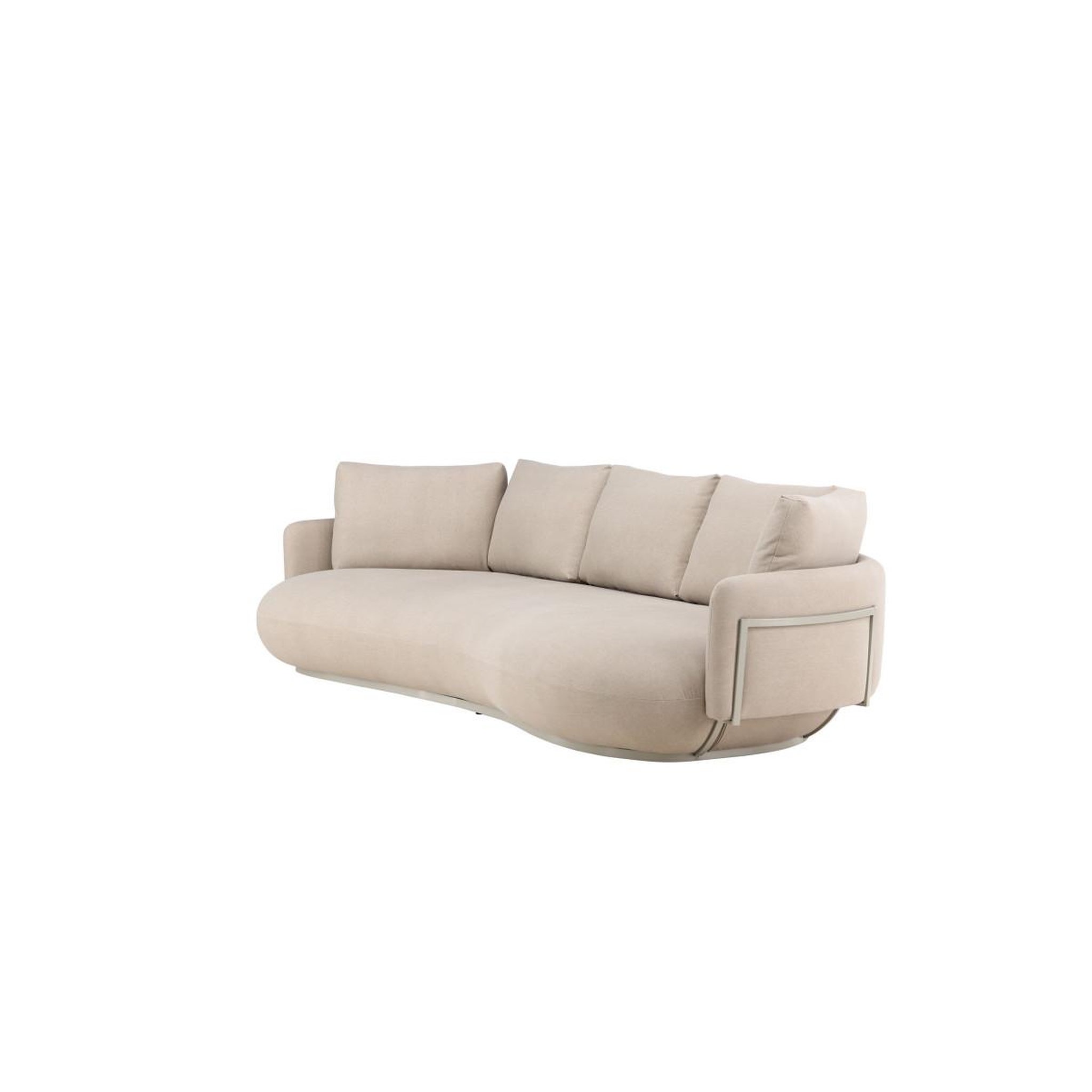 Voir la diapositive 3 : Paris Prix Canapé design 4 places  stellar  275cm beige