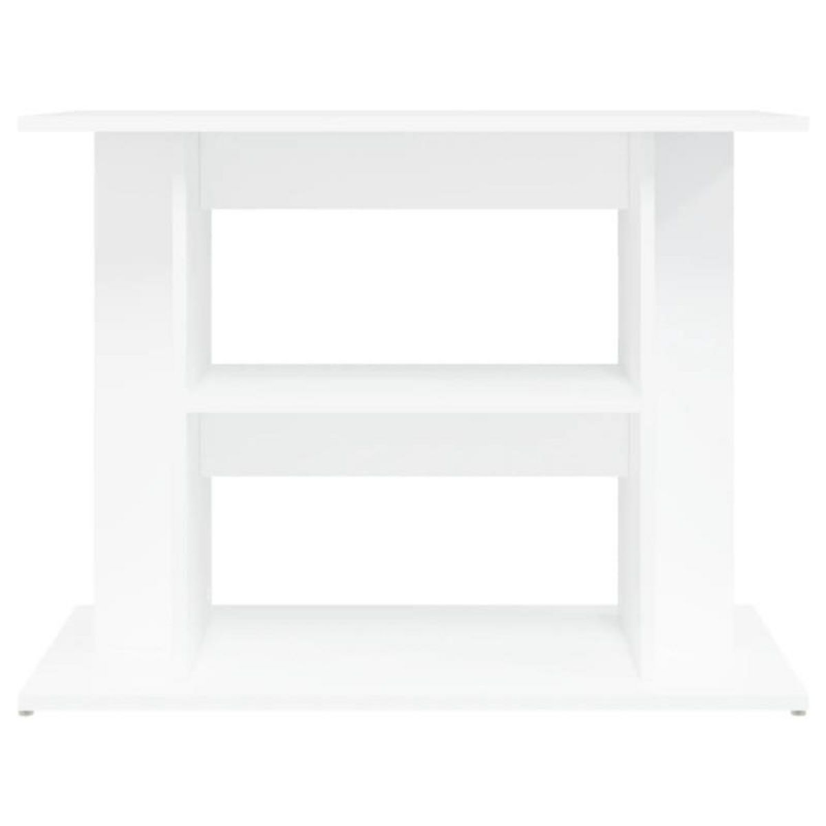 VIDAXL Support pour aquarium blanc 80x35x60 cm bois d ingénierie