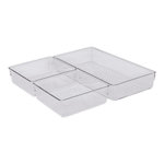 FIVE Lot de 3 Organiseurs de Tiroir  Paul  30cm Transparent