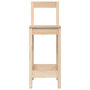 Voir la diapositive 4 : VIDAXL Chaises de bar lot de 2 40x41,5x112 cm bois de pin solide