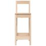 Voir la diapositive 4 : VIDAXL Chaises de bar lot de 2 40x41,5x112 cm bois de pin solide