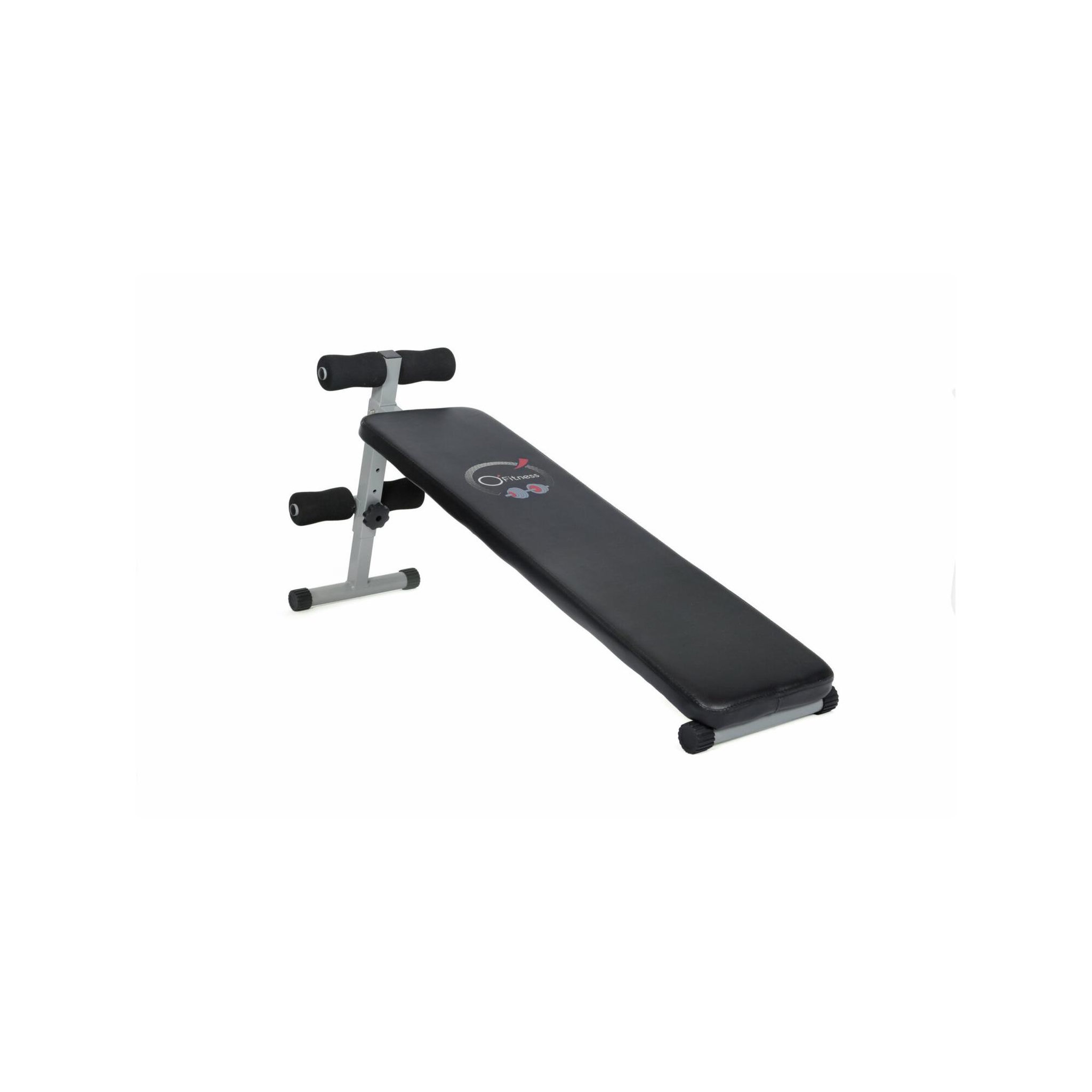 O'Fitness Planche à abdominaux - o'fitness - acier renforcé - 3 positions réglables - maison/appartement