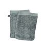 Voir la diapositive 1 : ACTUEL Lot de 2 gants de toilette unis en coton bio organique 540 gr/m2