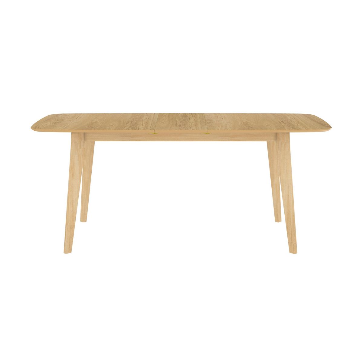 Rendez vous déco Table rectangulaire 4/6 personnes extensible en bois clair 150/180 cm - Oman