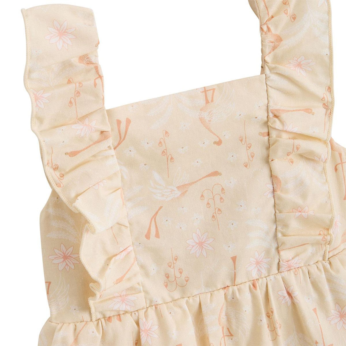 Petit Béguin Robe enfant en popeline Poésie d'été