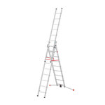 HAILO Echelle transformable pro 3 plans 3x9 échelons 5,8m/6,6m en aluminium Hailo ProfiLot